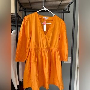 Orange mini ASOS dress🍊